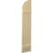Ekena Millwork Americraft 3-Board (2 Batten) Wood Joined Board-n-Batten Shutters w/ Arch Top, ARW101BQ311X77NTH, PR ARW101BQ311X77NTH - alternate 8